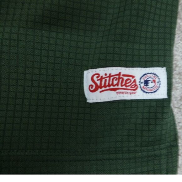 NWT Oakland A's Stiches Athletic Gear Polo Top - Picture 6 of 9
